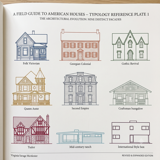 A Field Guide to American Houses — The Definitive Guide to Identifying America's Domestic Architecture